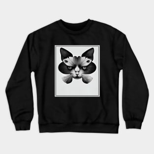 Blooming Cat Crewneck Sweatshirt